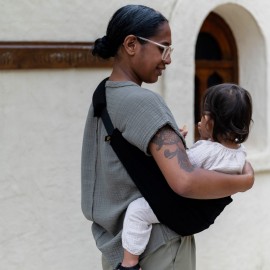 Wildride - Μάρσιπος Αγκαλιάς Για Νήπια Black