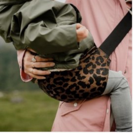 Wildride - Μάρσιπος Αγκαλιάς Για Νήπια Brown Leopard