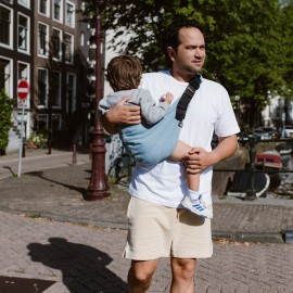 Wildride - Μάρσιπος Αγκαλιάς Για Νήπια Denim