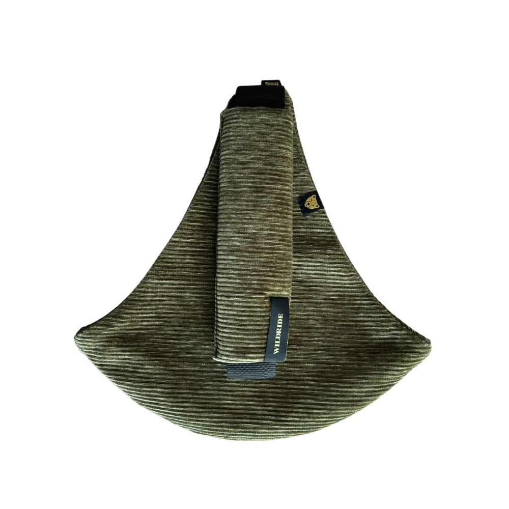 Wildride - Μάρσιπος Αγκαλιάς Για Νήπια Κοτλέ Olive Green