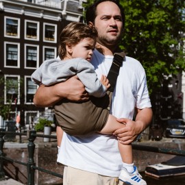 Wildride - Μάρσιπος Αγκαλιάς Για Νήπια Coffee