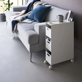 Yamazaki - Τροχήλατο Καλάθι Αποθηκέυσης 3 Επιπέδων Tower WH Yamazaki - Τροχήλατο Καλάθι Αποθηκέυσης 3 Επιπέδων Tower WH