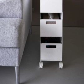 Yamazaki - Τροχήλατο Καλάθι Αποθηκέυσης 3 Επιπέδων Tower WH Yamazaki - Τροχήλατο Καλάθι Αποθηκέυσης 3 Επιπέδων Tower WH