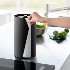 Yamazaki - Θήκη Για Χαρτί Κουζίνας Round Tower BK Yamazaki - Θήκη Για Χαρτί Κουζίνας Round Tower BK