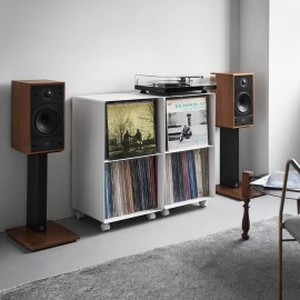 Yamazaki - Ράφι 2 Επιπέδων  Για Δίσκους Βινυλίου Tower WH Yamazaki - Ράφι 2 Επιπέδων  Για Δίσκους Βινυλίου Tower WH