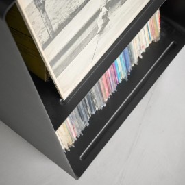 Yamazaki - Ράφι 2 Επιπέδων  Για Δίσκους Βινυλίου Tower BK