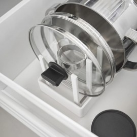 Yamazaki - Ρυθμιζόμενη Βάση Οργάνωσης Για Μαγειρικά Σκεύη Tower WH Yamazaki - Ρυθμιζόμενη Βάση Οργάνωσης Για Μαγειρικά Σκεύη Tower WH