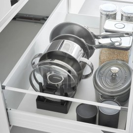 Yamazaki - Ρυθμιζόμενη Βάση Οργάνωσης Για Μαγειρικά Σκεύη Tower BK Yamazaki - Ρυθμιζόμενη Βάση Οργάνωσης Για Μαγειρικά Σκεύη Tower BK