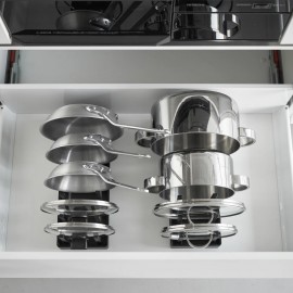 Yamazaki - Ρυθμιζόμενη Βάση Οργάνωσης Για Μαγειρικά Σκεύη Tower BK Yamazaki - Ρυθμιζόμενη Βάση Οργάνωσης Για Μαγειρικά Σκεύη Tower BK