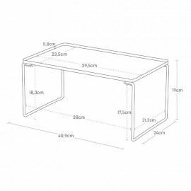 Yamazaki - Πτυσσόμενο & Στοιβαζόμενο Ράφι Κουζίνας WH Medium
