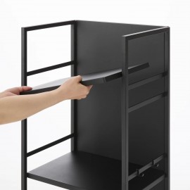 Yamazaki - Τροχήλατο Σταντ Αποθήκευσης 3 Επιπέδων BK Yamazaki - Τροχήλατο Σταντ Αποθήκευσης 3 Επιπέδων BK