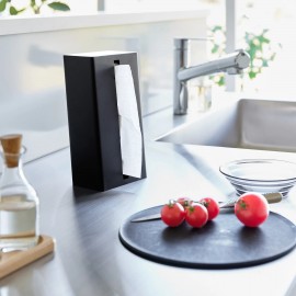 Yamazaki - Κάθετη Επιτραπέζια Θήκη Για Χαρτομάντηλα Tower BK Yamazaki - Κάθετη Επιτραπέζια Θήκη Για Χαρτομάντηλα Tower BK