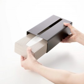 Yamazaki - Κάθετη Επιτραπέζια Θήκη Για Χαρτομάντηλα Tower BK Yamazaki - Κάθετη Επιτραπέζια Θήκη Για Χαρτομάντηλα Tower BK