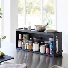 Yamazaki - Ημίκλειστη Αποθηκευτική Βάση Κουζίνας Tower BK Yamazaki - Ημίκλειστη Αποθηκευτική Βάση Κουζίνας Tower BK