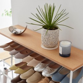 Yamazaki - Ράφι Για Παπούτσια 5 Επιπέδων Με Ροδάκια Tower WH