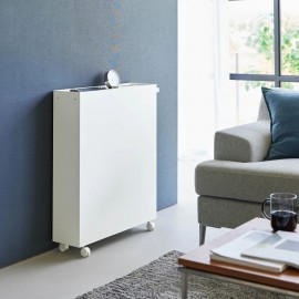 Yamazaki - Βιβλιοθήκη Τρόλεϊ 3 Επιπέδων Tower Slim WH Yamazaki - Βιβλιοθήκη Τρόλεϊ 3 Επιπέδων Tower Slim WH