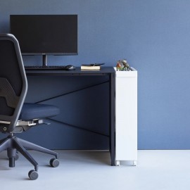 Yamazaki - Βιβλιοθήκη Τρόλεϊ 3 Επιπέδων Tower Slim WH Yamazaki - Βιβλιοθήκη Τρόλεϊ 3 Επιπέδων Tower Slim WH