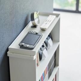 Yamazaki - Βιβλιοθήκη Τρόλεϊ 3 Επιπέδων Tower Slim WH Yamazaki - Βιβλιοθήκη Τρόλεϊ 3 Επιπέδων Tower Slim WH