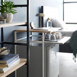 Yamazaki - Βοηθητικό Τραπέζι / Γραφείο Με Συρόμενο Ράφι Tower WH