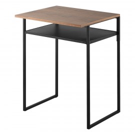 Yamazaki - Βοηθητικό Τραπέζι / Γραφείο Με Συρόμενο Ράφι Tower BK Yamazaki - Βοηθητικό Τραπέζι / Γραφείο Με Συρόμενο Ράφι Tower BK