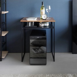 Yamazaki - Βοηθητικό Τραπέζι / Γραφείο Με Συρόμενο Ράφι Tower BK