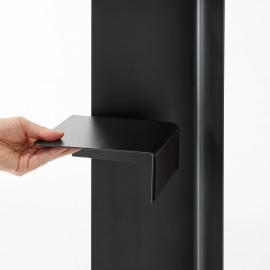 Yamazaki - Σταντ Για Χαρτί Υγείας Με Ροδάκια Slim Tower BK