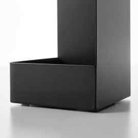 Yamazaki - Σταντ Για Χαρτί Υγείας Με Ροδάκια Slim Tower BK