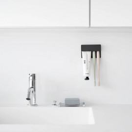 Yamazaki - Επιτοίχια Βάση Στήριξης Οδοντόβουρτσας / Οδοντόκρεμας Tower BK