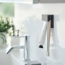 Yamazaki - Επιτοίχια Βάση Στήριξης Οδοντόβουρτσας / Οδοντόκρεμας Tower BK