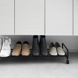 Yamazaki - Ράφι Για Παπούτσια Με Ροδάκια Tower BK