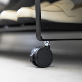 Yamazaki - Ράφι Για Παπούτσια Με Ροδάκια Tower BK