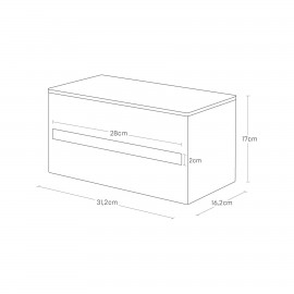 Yamazaki - Θήκη Για Χαρτί Κουζίνας Rin BR Yamazaki - Θήκη Για Χαρτί Κουζίνας Rin BR