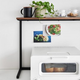 Yamazaki - Ράφι Πάγκου Κουζίνας Με Ξύλινη Επιφάνεια Tower BK Yamazaki - Ράφι Πάγκου Κουζίνας Με Ξύλινη Επιφάνεια Tower BK