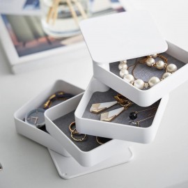 Yamazaki - Κουτί Αποθήκευσης Κοσμημάτων 4 Βαθμίδων Square Tower WH