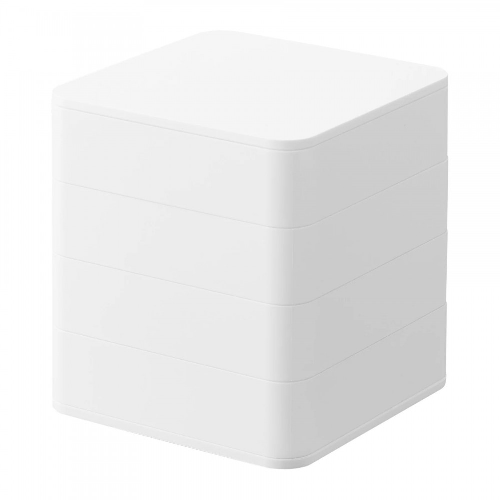 Yamazaki - Κουτί Αποθήκευσης Κοσμημάτων 4 Βαθμίδων Square Tower WH