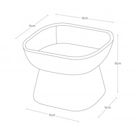 Yamazaki - Κεραμικό Μπολ Φαγητού Για Κατοικίδια Tower WH