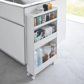 Yamazaki - Τρόλεϊ Κουζίνας/Μπάνιου 4 Επιπέδων Tower Slim WH Yamazaki - Τρόλεϊ Κουζίνας/Μπάνιου 4 Επιπέδων Tower Slim WH