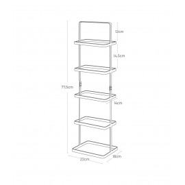 Yamazaki - Όρθιο Ράφι Για Παπούτσια 5 Επιπέδων BK