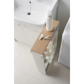 Yamazaki - Τρόλεϊ Κουζίνας/Μπάνιου 3 Επιπέδων Tower Slim WH