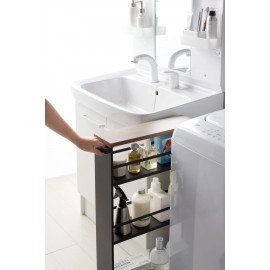 Yamazaki - Τρόλεϊ Κουζίνας/Μπάνιου 3 Επιπέδων Tower Slim BK Yamazaki - Τρόλεϊ Κουζίνας/Μπάνιου 3 Επιπέδων Tower Slim BK