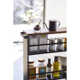 Yamazaki - Τρόλεϊ Κουζίνας/Μπάνιου 3 Επιπέδων Tower Slim BK Yamazaki - Τρόλεϊ Κουζίνας/Μπάνιου 3 Επιπέδων Tower Slim BK