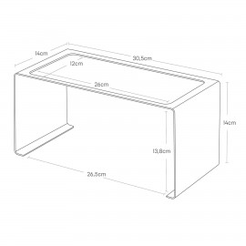 Yamazaki - Ράφι Οργάνωσης Κουζίνας Tower WH