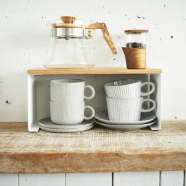 Yamazaki - Ράφι Οργάνωσης Κουζίνας Tosca Wood-Top