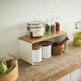 Yamazaki - Ράφι Οργάνωσης Κουζίνας Tosca Wood-Top