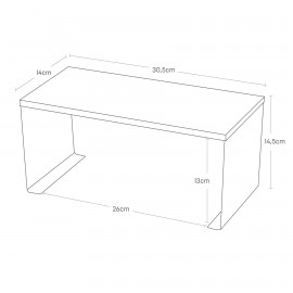 Yamazaki - Ράφι Οργάνωσης Κουζίνας Tosca Wood-Top