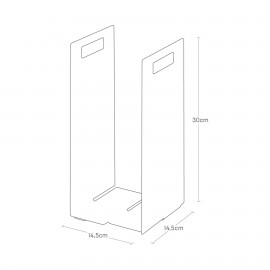 Yamazaki - Σετ Οργάνωσης Πετσετών 2τμχ Tower BK