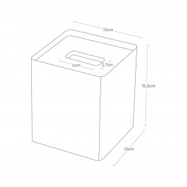 Yamazaki - Επιτραπέζια Θήκη Για Χαρτομάντηλα Rin Square NA Yamazaki - Επιτραπέζια Θήκη Για Χαρτομάντηλα Rin Square NA