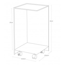 Yamazaki - Τροχήλατο Σταντ Για Χαρτί Υγείας Tower WH Yamazaki - Τροχήλατο Σταντ Για Χαρτί Υγείας Tower WH