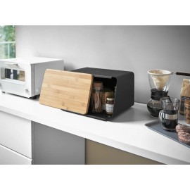 Yamazaki - Ψωμιέρα Με Επιφάνεια Κοπής Metal BK Yamazaki - Ψωμιέρα Με Επιφάνεια Κοπής Metal BK