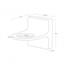 Yamazaki - Επιτοίχια Βάση Για Dispenser Tower BK